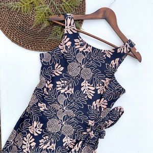 Patagonia Blue and Orange Sleeveless Sundress